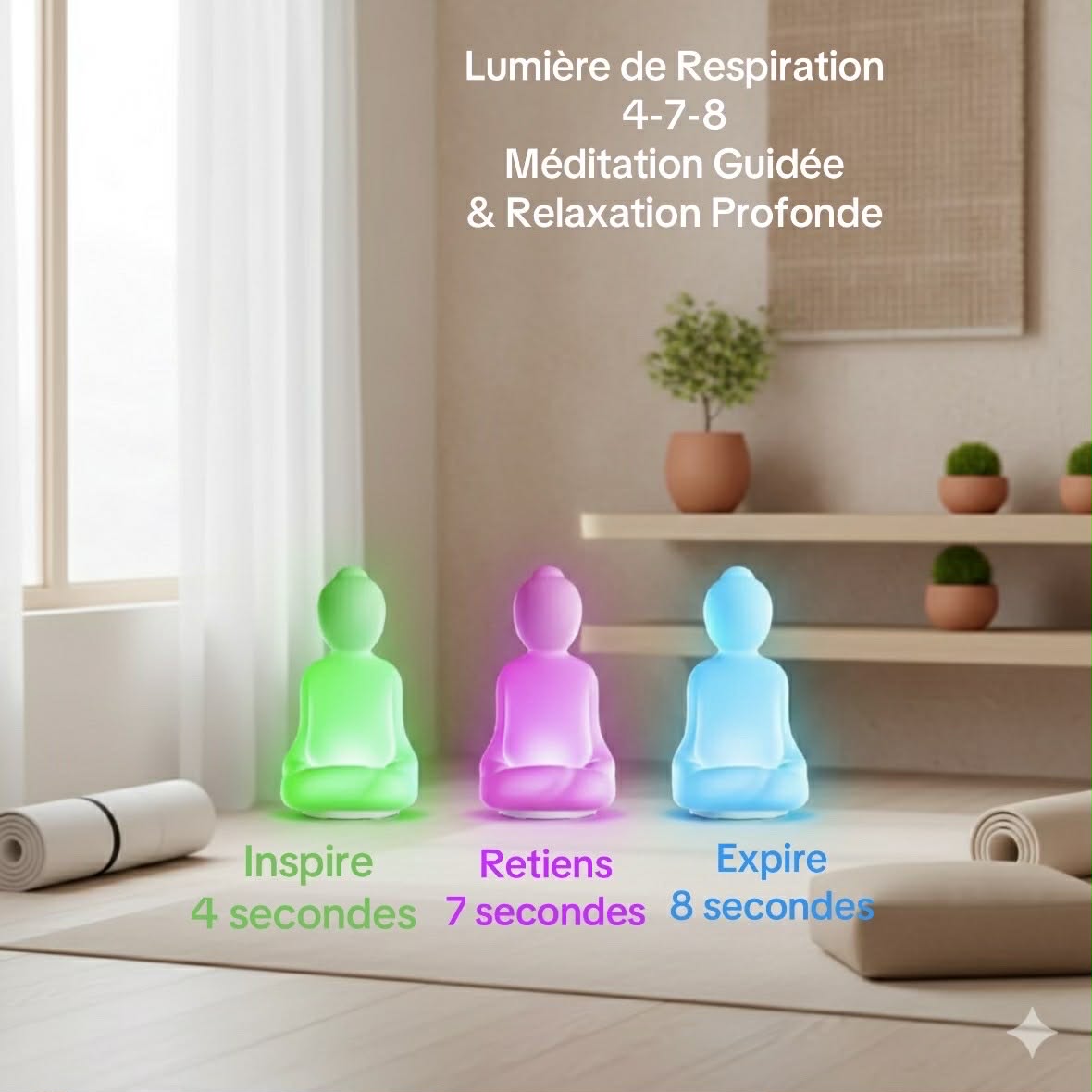 Lumière de Respiration 4-7-8 – Méditation Guidée & Relaxation Profonde