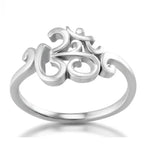 Bague Om en Argent 925 – Symbole Sacré de Paix, Protection et Éveil Spirituel