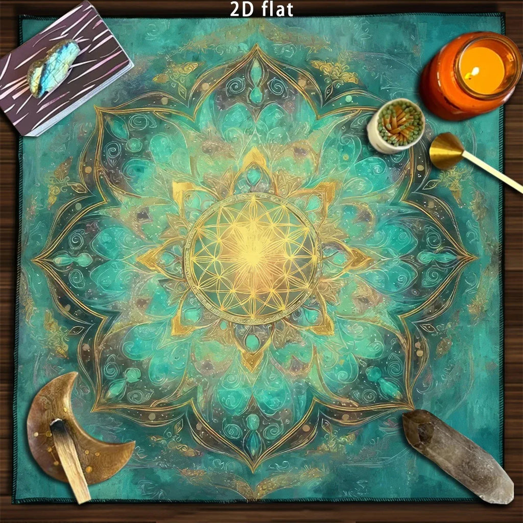 Nappe d’Autel Tarot & Divination Mandala
