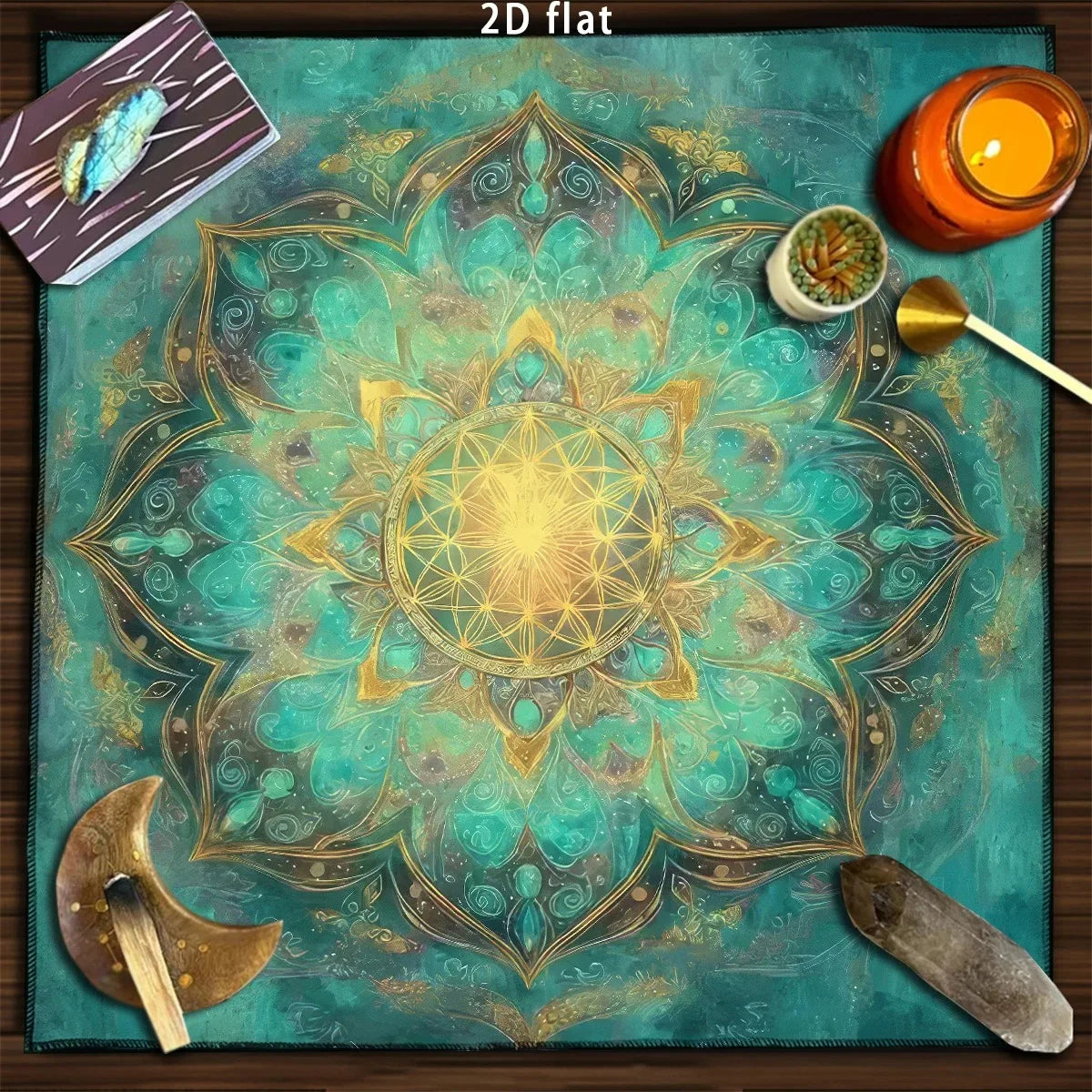 Nappe d’Autel Tarot & Divination Mandala