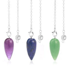 Pendule divinatoire en pierre naturelle – Forme goutte