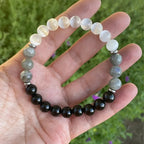 Natural Stone Symbolic Beaded Bracelet