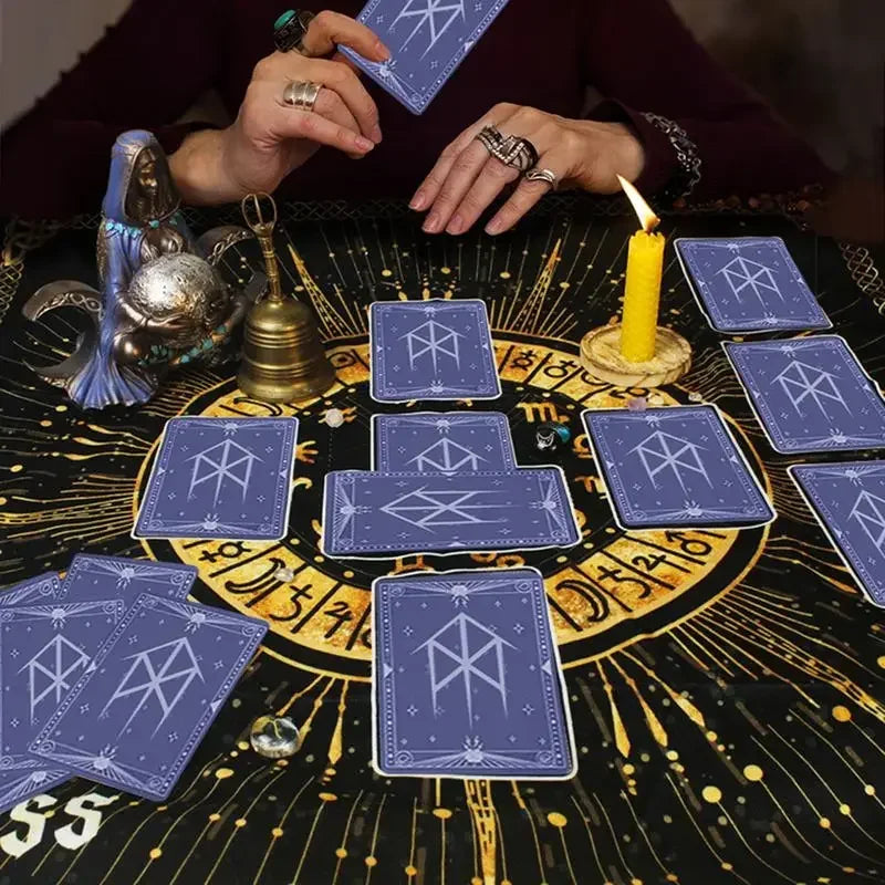 Tapis d’Autel pour Tarot en Velours Épais