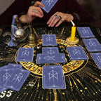 Tapis d’Autel pour Tarot en Velours Épais