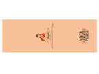 Tapis de Yoga Antidérapant Double Face – Serviette Yoga Velours Pliable & Séchage Rapide