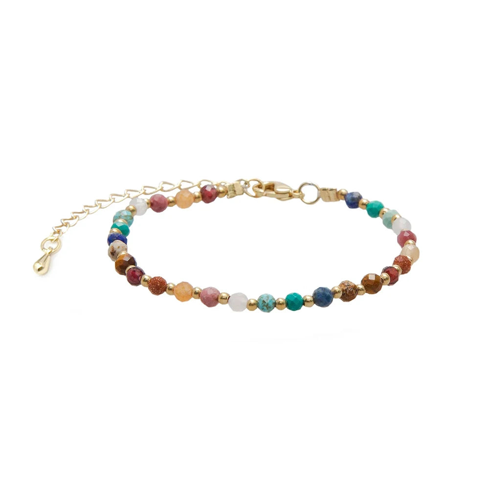 Bracelet 7 Chakras en Pierres Naturelles