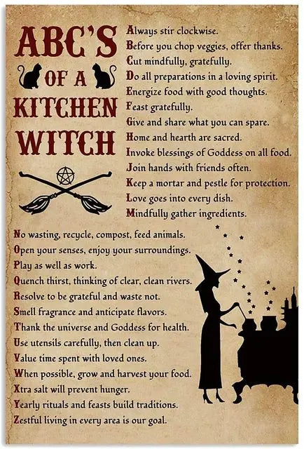Affiche Murale Witchery Vintage