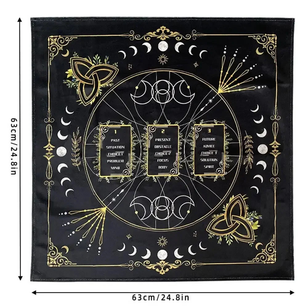 Tapis d’Autel pour Tarot en Velours Épais