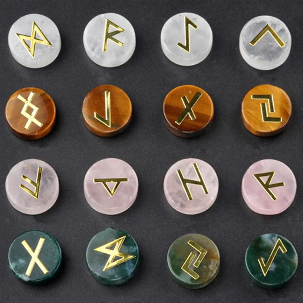 Runes de Divination en Pierres Naturelles