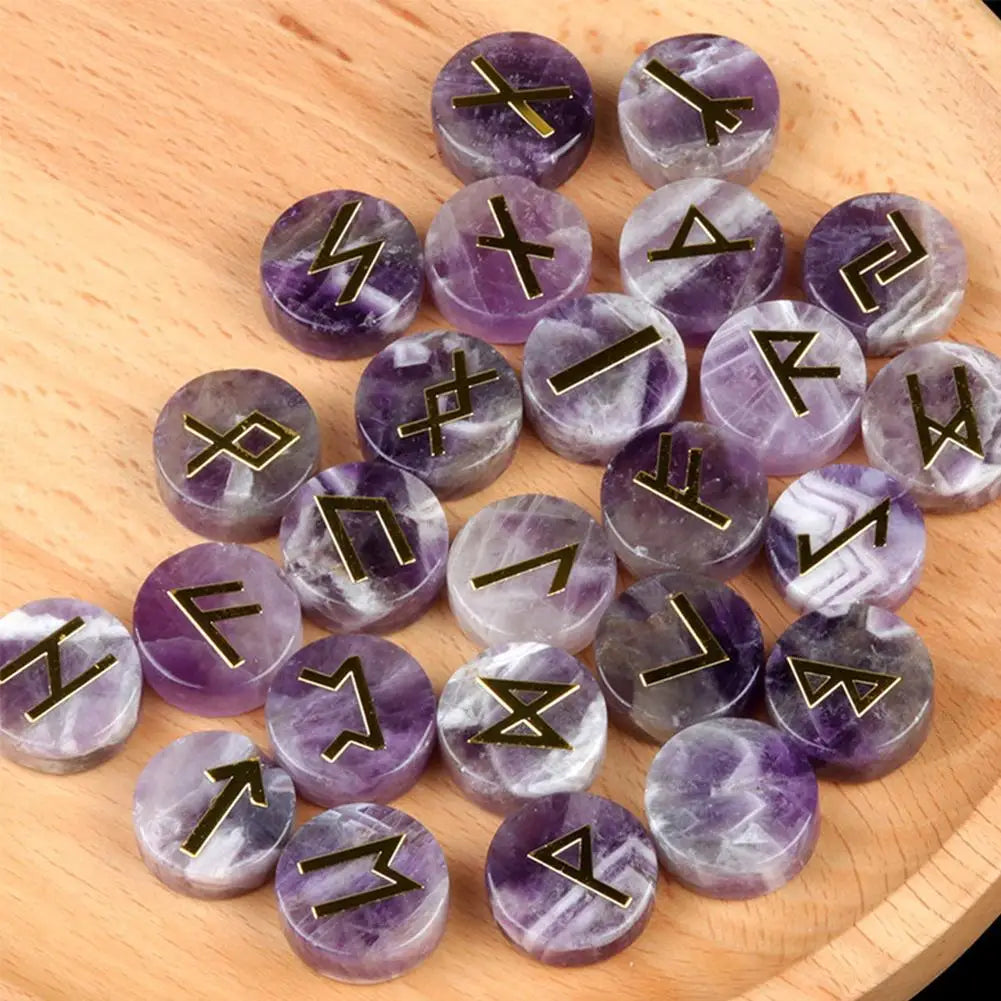 Runes de Divination en Pierres Naturelles