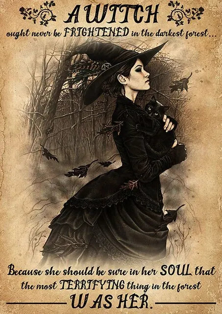 Affiche Murale Witchery Vintage