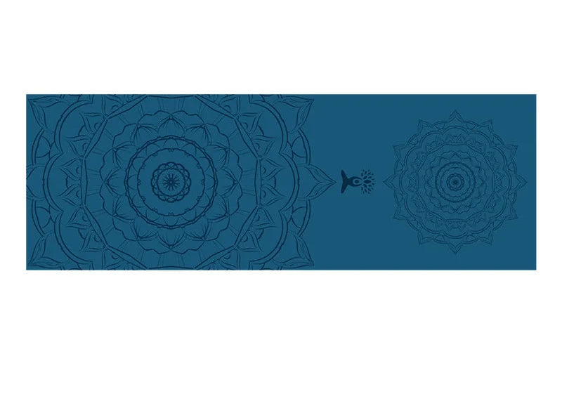 Tapis de Yoga Antidérapant Double Face – Serviette Yoga Velours Pliable & Séchage Rapide