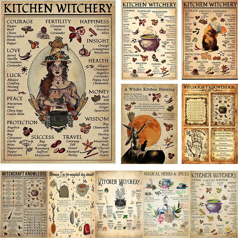Affiche Murale Witchery Vintage