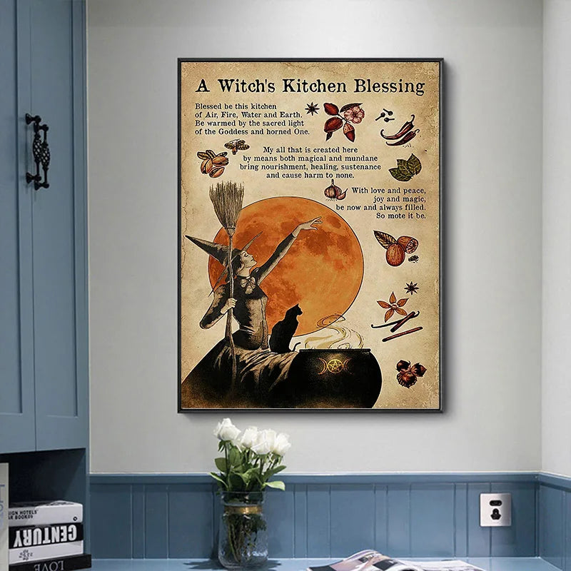 Affiche Murale Witchery Vintage
