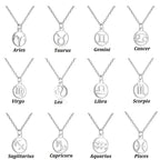 Collier Signe du Zodiaque Doré ou Argenté – Pendentif Astrologique Élégant