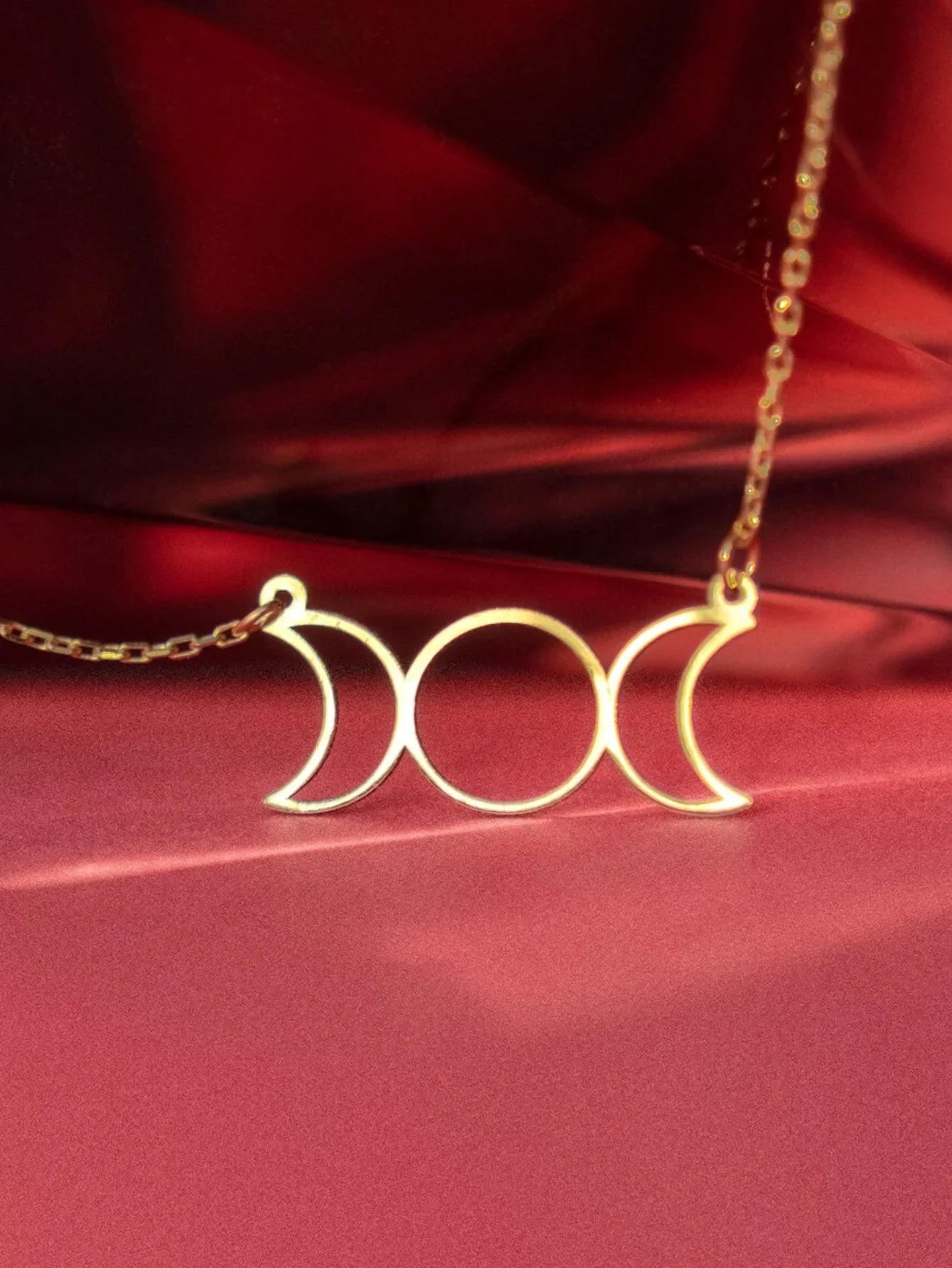Collier Triple Lune Pentacle