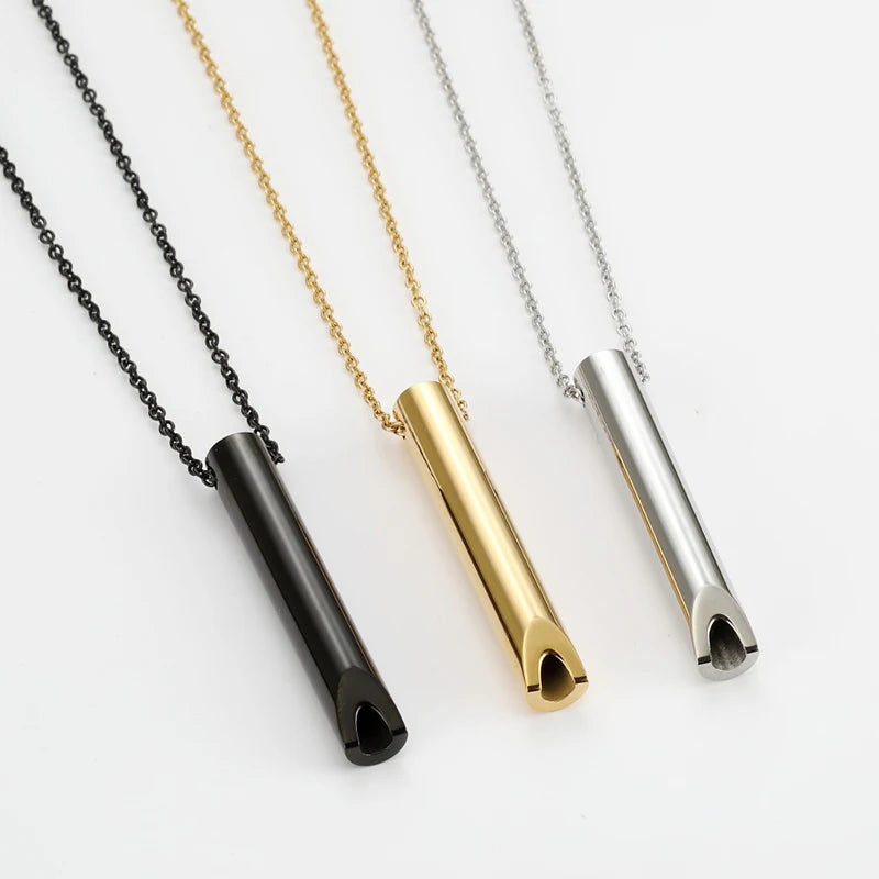 Sifflet de Méditation 528Hz – Pendentif Souffle & Harmonie