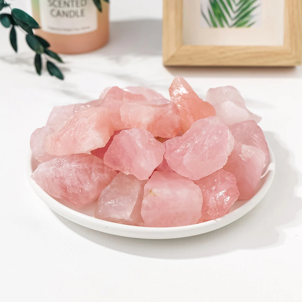 Quartz Rose Brut Naturel – Pierre d’Amour & Guérison du Cœur (50g)