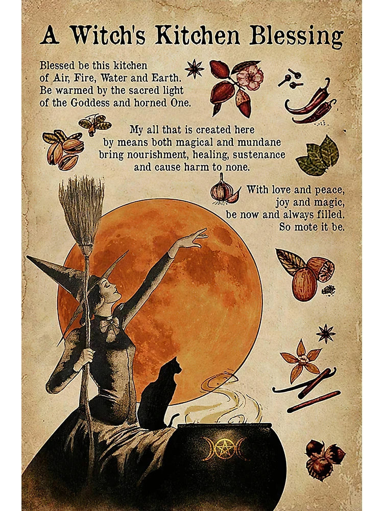 Affiche Murale Witchery Vintage