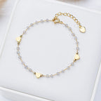Bracelet Cœur en Pierres Naturelles
