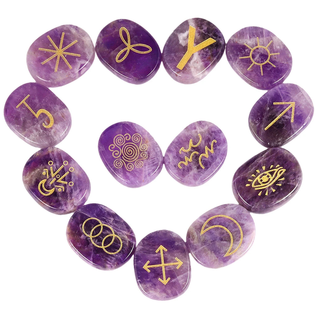 Runes de Sorcière en Pierres Naturelles