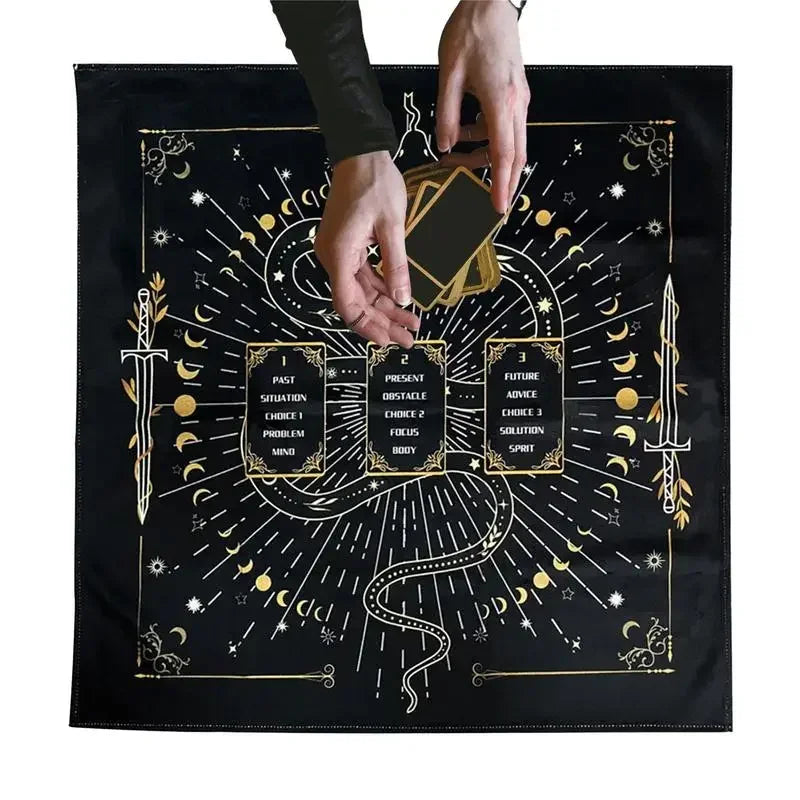 Tapis d’Autel pour Tarot en Velours Épais