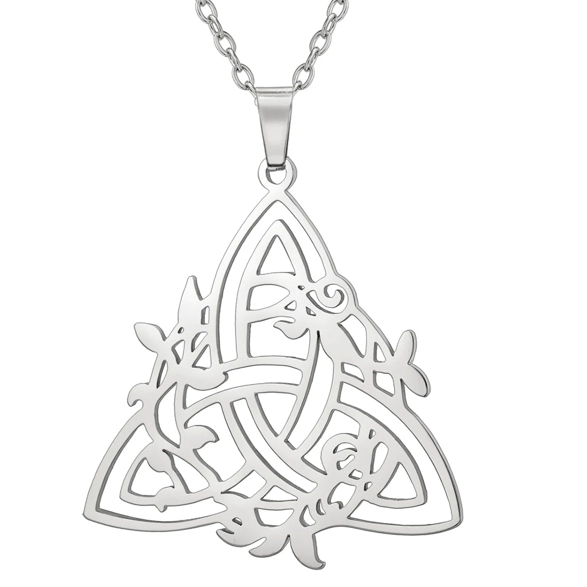 Collier Triquetra – Nœud Sacré de Protection et d’Harmonie