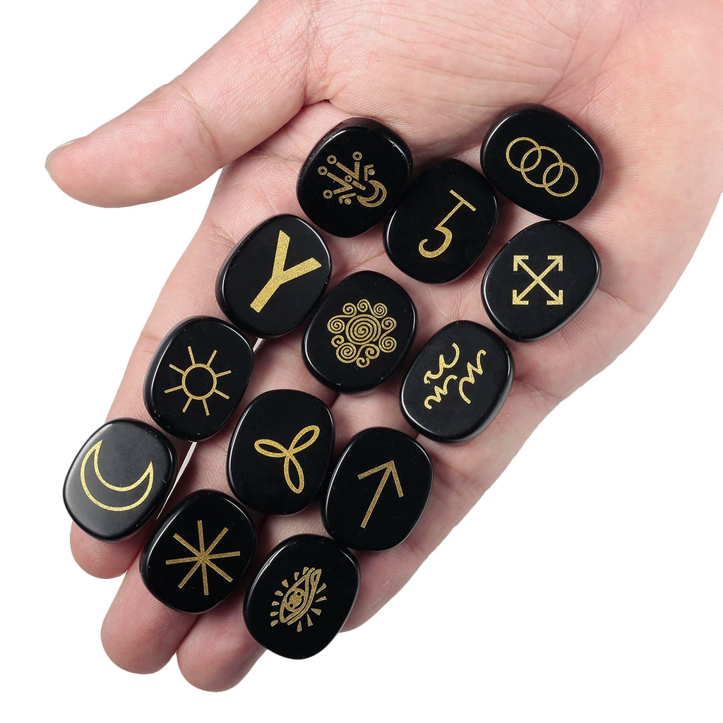 Runes de Sorcière en Pierres Naturelles