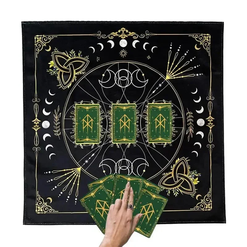 Tapis d’Autel pour Tarot en Velours Épais