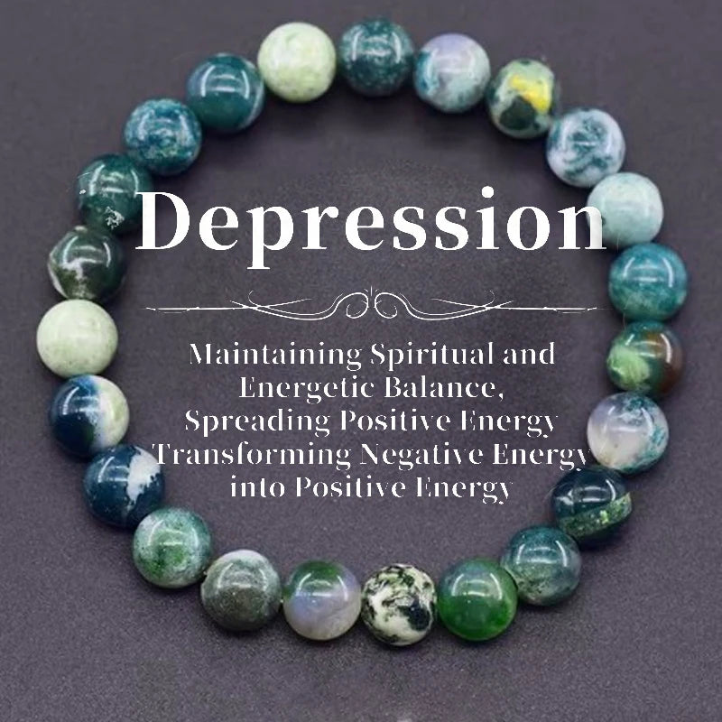 Natural Stone Symbolic Beaded Bracelet
