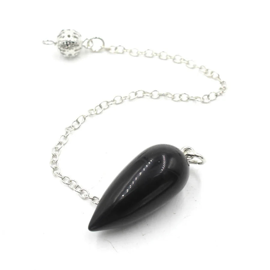 Pendule divinatoire en pierre naturelle – Forme goutte