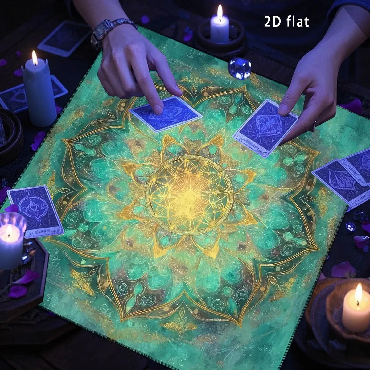 Nappe d’Autel Tarot & Divination Mandala