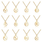 Collier Signe du Zodiaque Doré ou Argenté – Pendentif Astrologique Élégant