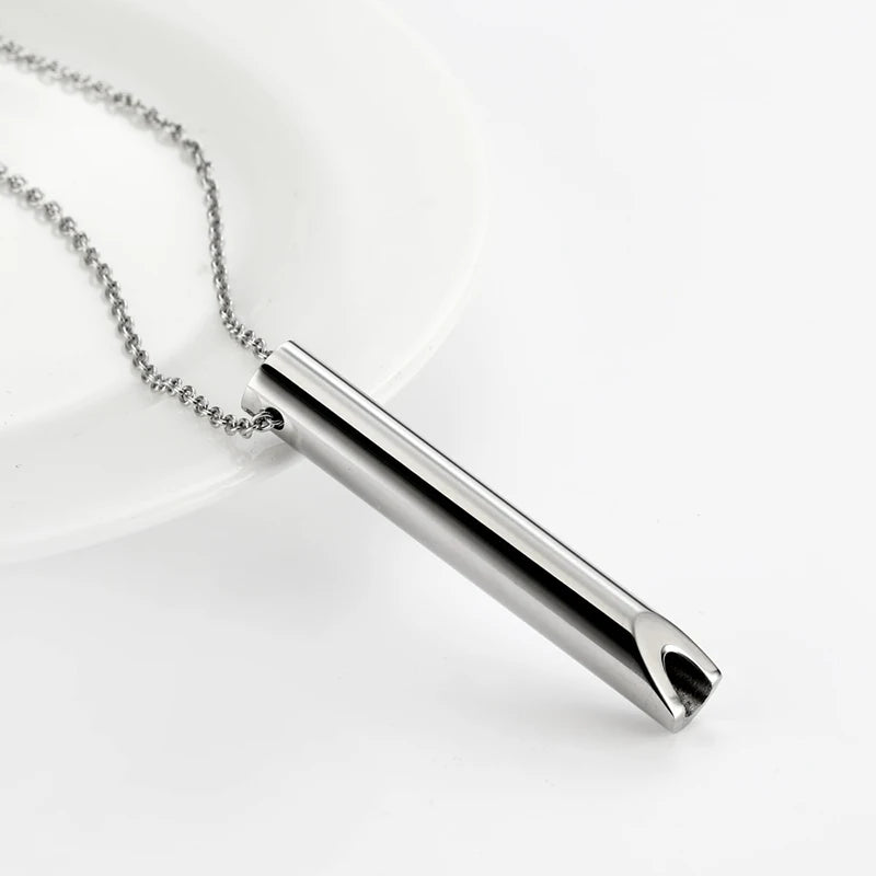 Sifflet de Méditation 528Hz – Pendentif Souffle & Harmonie