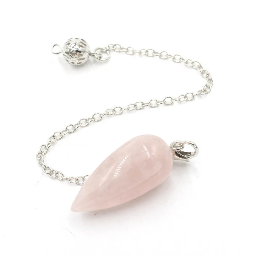 Pendule divinatoire en pierre naturelle – Forme goutte