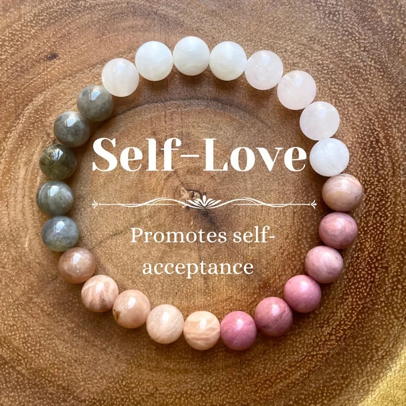 Natural Stone Symbolic Beaded Bracelet