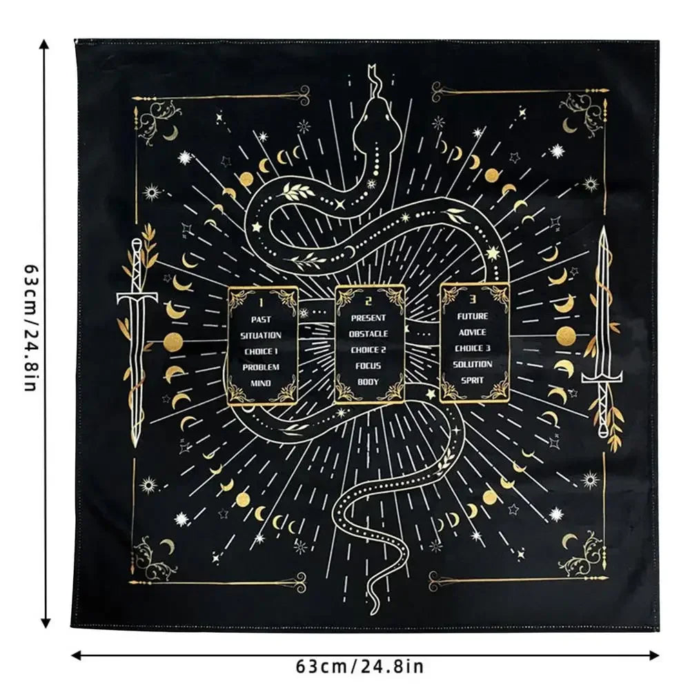 Tapis d’Autel pour Tarot en Velours Épais