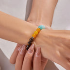 Natural Stone Symbolic Beaded Bracelet