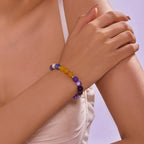 Natural Stone Symbolic Beaded Bracelet