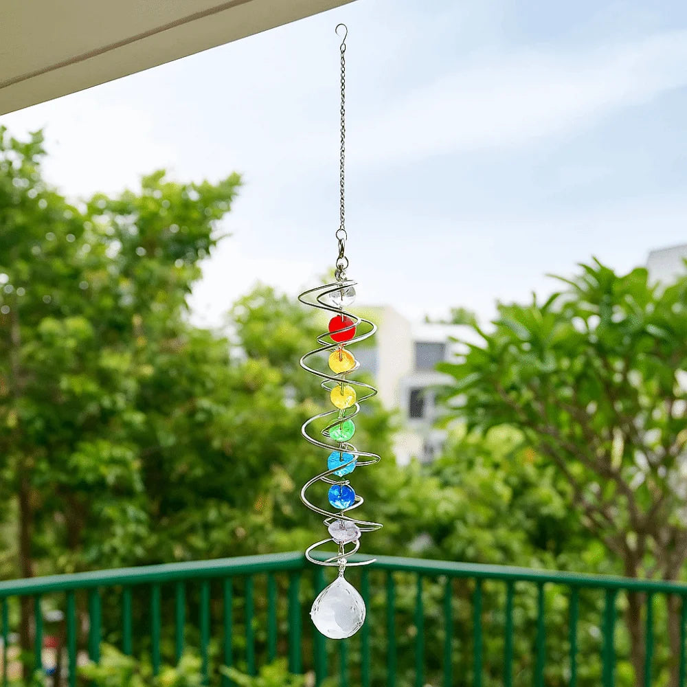Attrape-Soleil Cristal 3D Rotatif