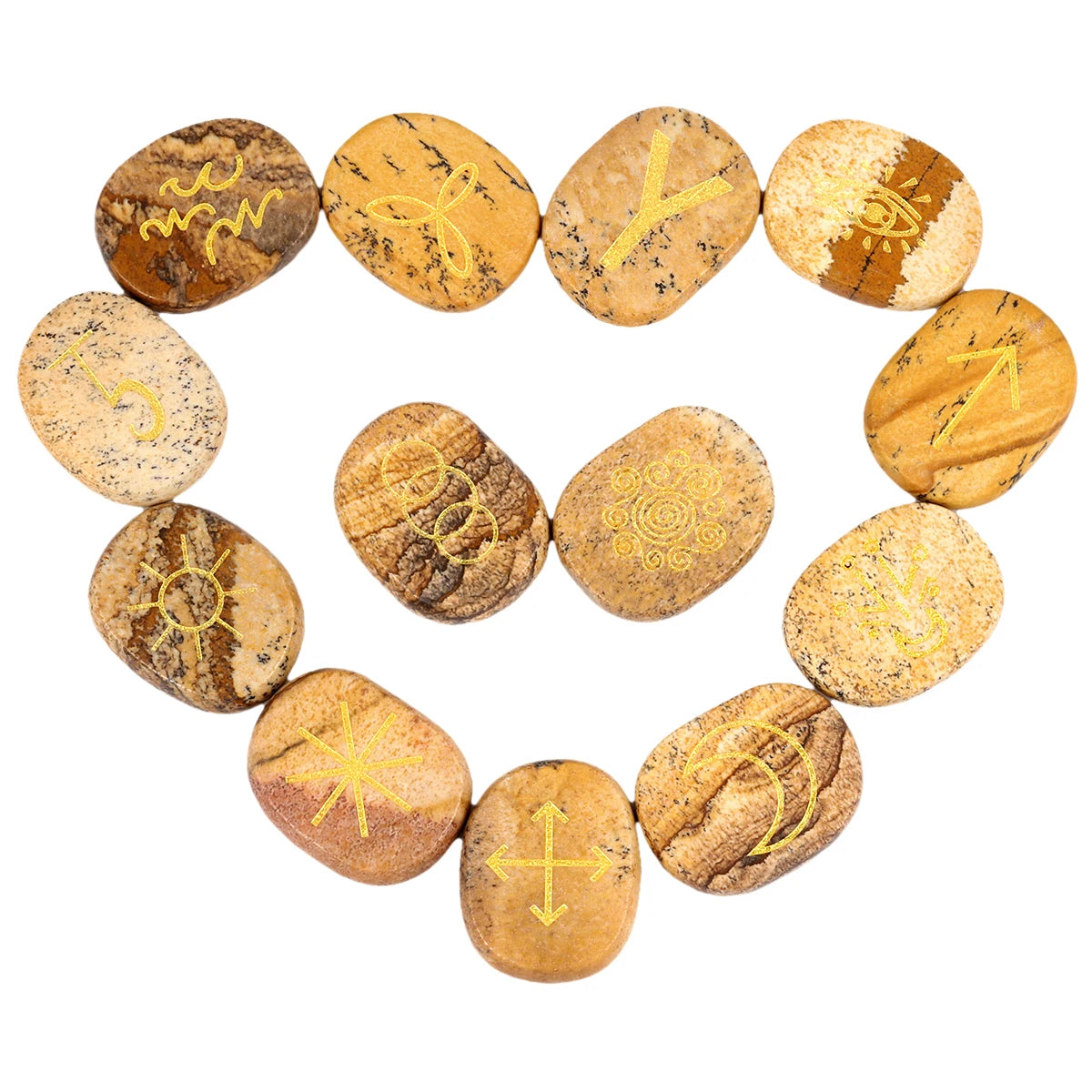 Runes de Sorcière en Pierres Naturelles