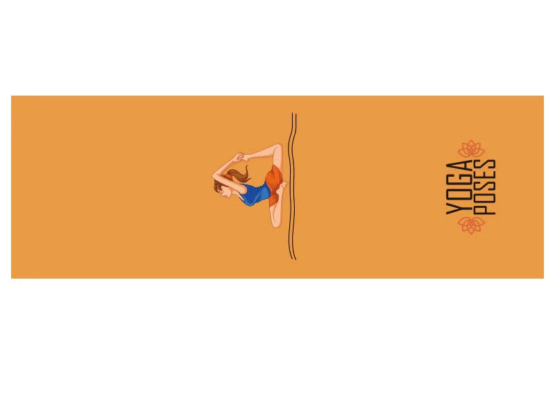 Tapis de Yoga Antidérapant Double Face – Serviette Yoga Velours Pliable & Séchage Rapide