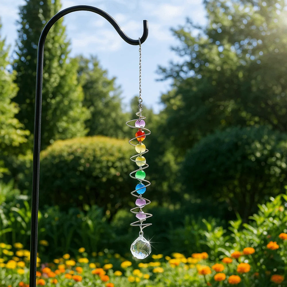 Attrape-Soleil Cristal 3D Rotatif