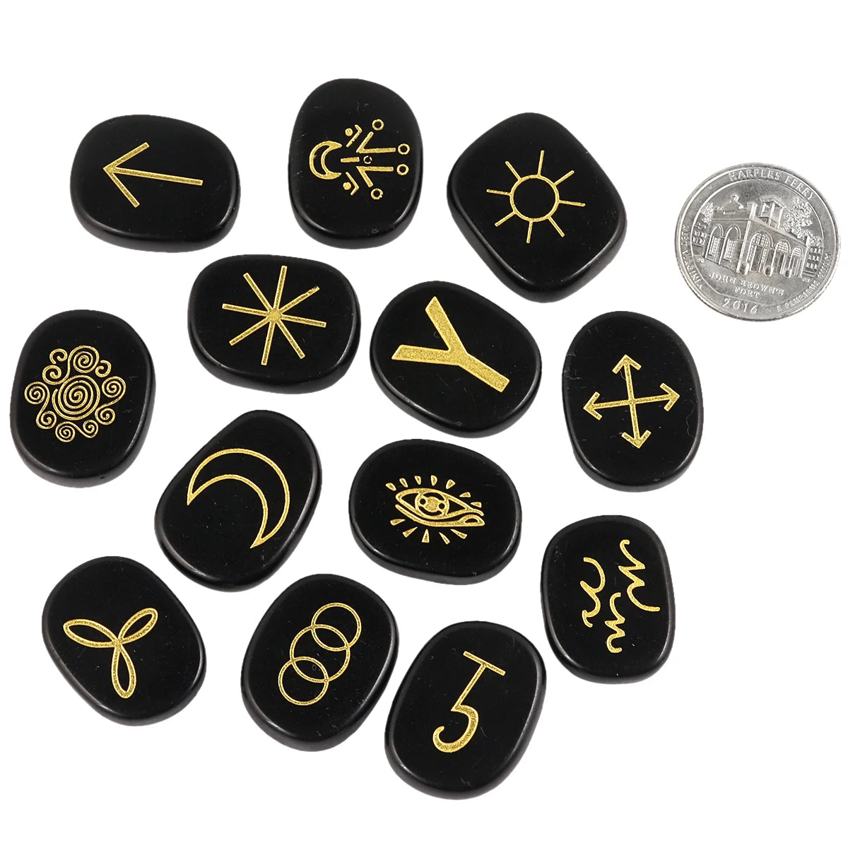 Runes de Sorcière en Pierres Naturelles