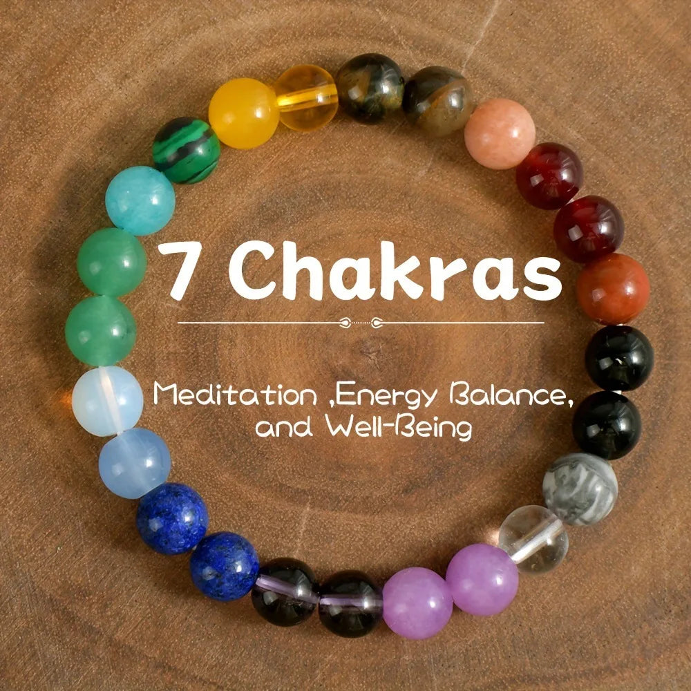Natural Stone Symbolic Beaded Bracelet