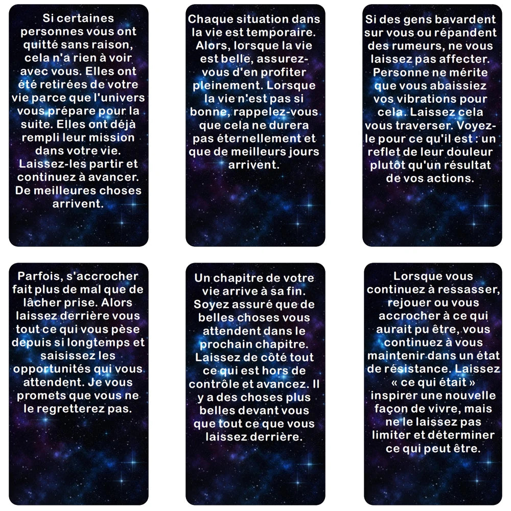 Cartes de Messages de l’Univers – en français