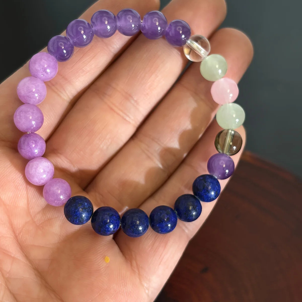 Natural Stone Symbolic Beaded Bracelet