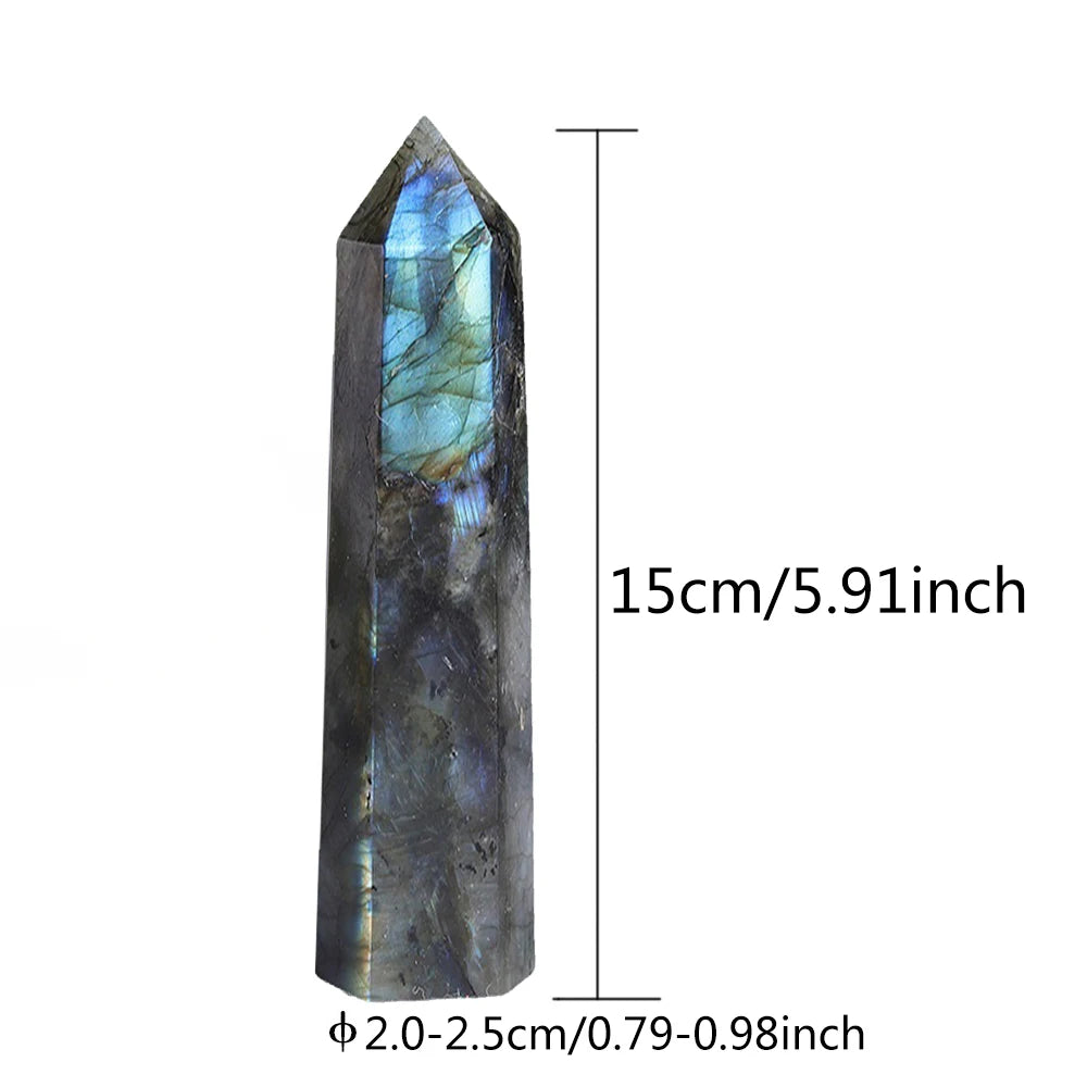 Labradorite en Colonne Hexagonale