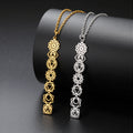 Collier 7 Chakras Fleur de Vie – Pendentif Spirituel en Acier Inoxydable pour Méditation et Yoga