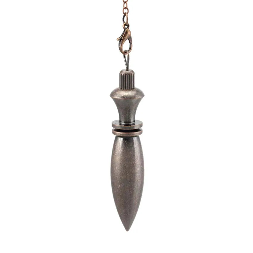 Pendule divinatoire en métal – Pointe de radiesthésie